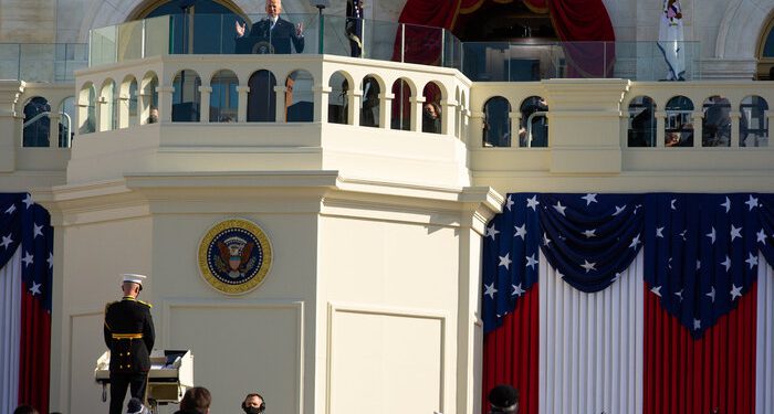 گزارش تصویری از فضای امنیتی تا مراسم سوگند بایدن