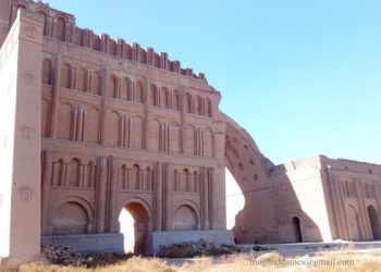 بخشی از طاق کسری فرو ریخت