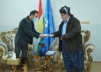 دیدار مدیر جام کوردی با دبیرکل حزب سوسیالیست دمکرات کردستان عراق