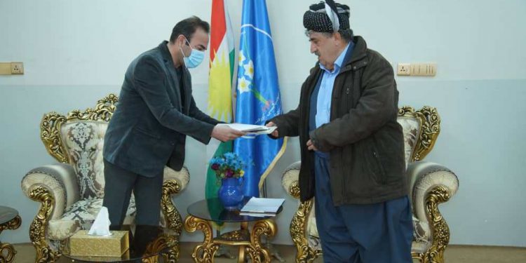 دیدار مدیر جام کوردی با دبیرکل حزب سوسیالیست دمکرات کردستان عراق