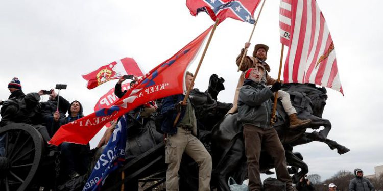 حمله هواداران ترامپ در واشنگتن