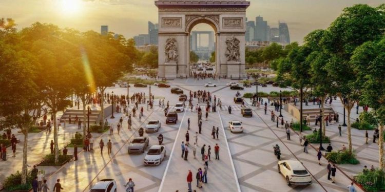 «شانزلیزه» پاریس باغ میشود