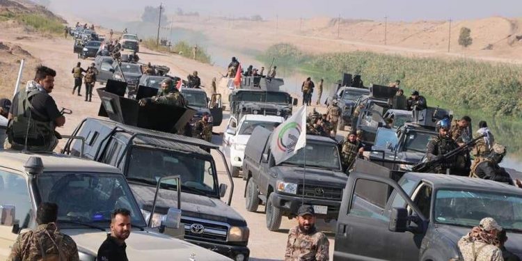 عملیات گسترده الحشدالشعبی عراق علیه داعش در شرق دیاله آغاز شد