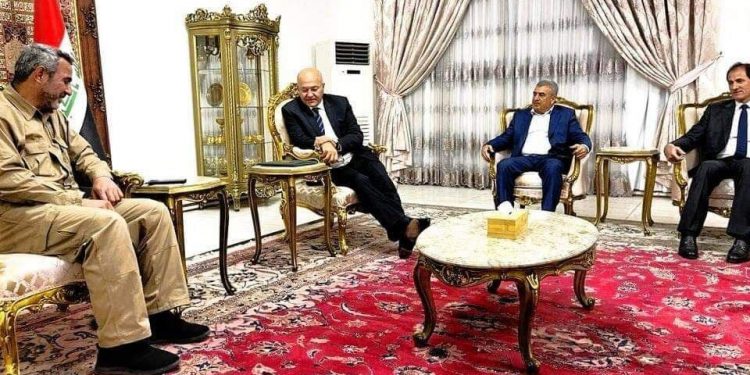 مقابله با نفوذ داعش از مرزها؛ محور دیدار برهم صالح و المحمداوی