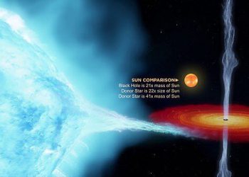 نخستین سیاه چاله کشف شده ۵۰ درصد بزرگتر از تصور قبلی است