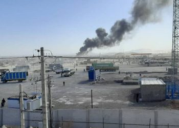 آتش‌سوزی مرز ماهیرود داخل خاک افغانستان است