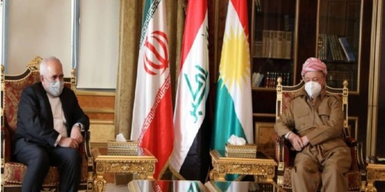دیدارظریف با مقامات ارشد حریم کردستان