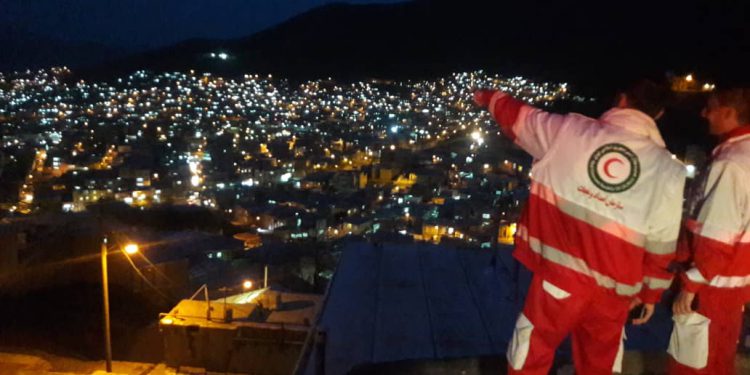 زلزله ی 5.3 ریشتری در مرز پنجوین و مریوان/ آماده باش 100 درصدی امدادگران هلال احمر کردستان