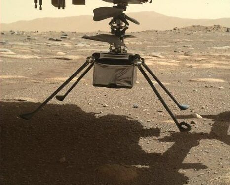 آماده شدن بالگرد مریخی”نبوغ” برای یک پرواز تاریخی