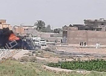 حمله پهپادی آمریکا به خودروی الحشد الشعبی در نزدیکی مرز سوریه