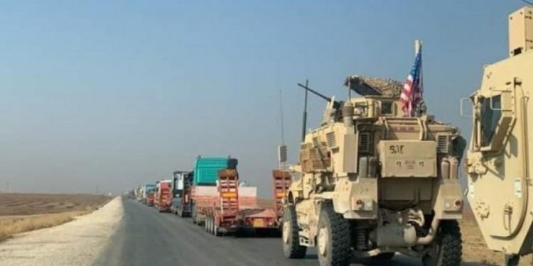 کاروان حامل تجهیزات لجستیک آمریکا در عراق هدف حمله قرار گرفت