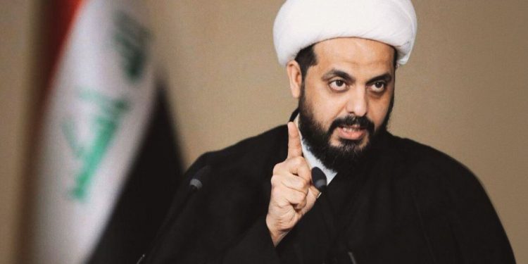 قیس خزعلی: خروج نیروهای آمریکایی از عراق دروغ و فریب است