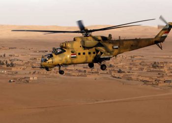 کشته شدن ۵ افسر ارتش عراق در سقوط بالگرد