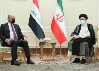 آیت الله رئیسی در دیدار با رئیس جمهور عراق : جمهوری اسلامی ایران خواهان عراق قوی و مقتدر است