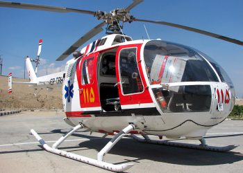 راه‌اندازی چهل و نهمین اورژانس هوایی کشور در بروجرد 