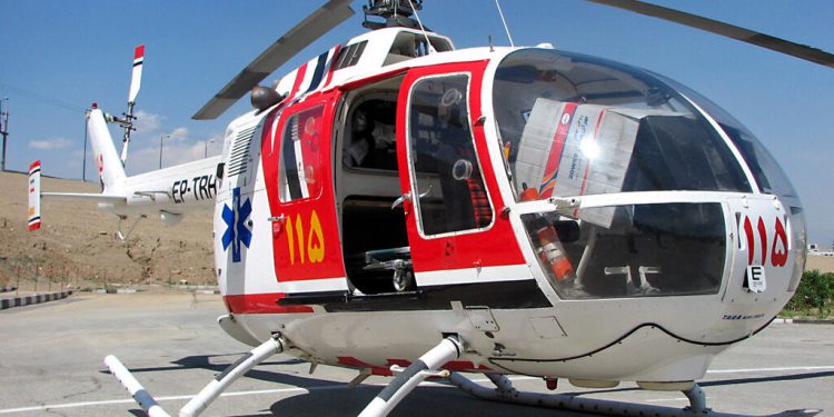 راه‌اندازی چهل و نهمین اورژانس هوایی کشور در بروجرد 