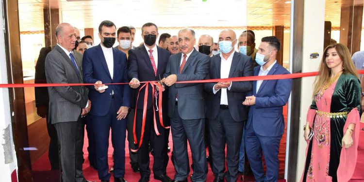 شرکت سرکنسول ایران در آیین گشایش چهاردهمین نمایشگاه بین‌المللی سليمانيه (DBX)