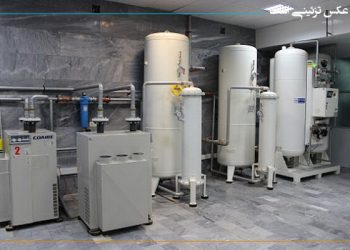 اختصاص یک دستگاه اکسیژن ساز ۶۰۰ لیتری کانتینردار به بیمارستان قروه