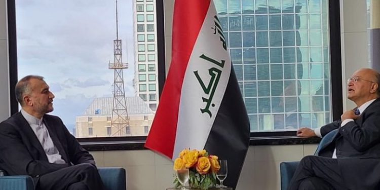 جزئیات دیدار وزیر خارجه ایران و رئیس جمهور عراق در نیویورک