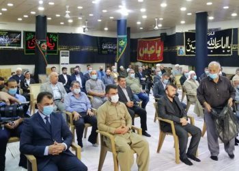 مراسم بزرگداشت و ترحیم آیت اللە حکیم با حضور شخصیت های مطرح در سلیمانیە برگزار شد