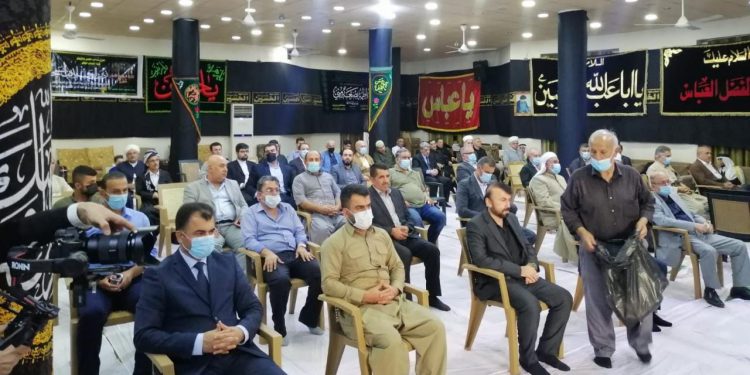 مراسم بزرگداشت و ترحیم آیت اللە حکیم با حضور شخصیت های مطرح در سلیمانیە برگزار شد