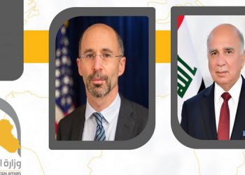 دیدار وزیر خارجه عراق با فرستاده آمریکا با محوریت ایران