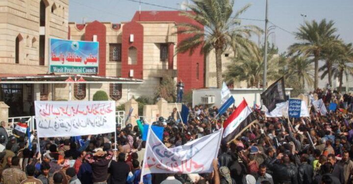 موج جدید اعتراض های خیابانی ۵ استان عراق را فرا گرفت