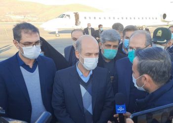 وزیر نیرو وارد کردستان شد