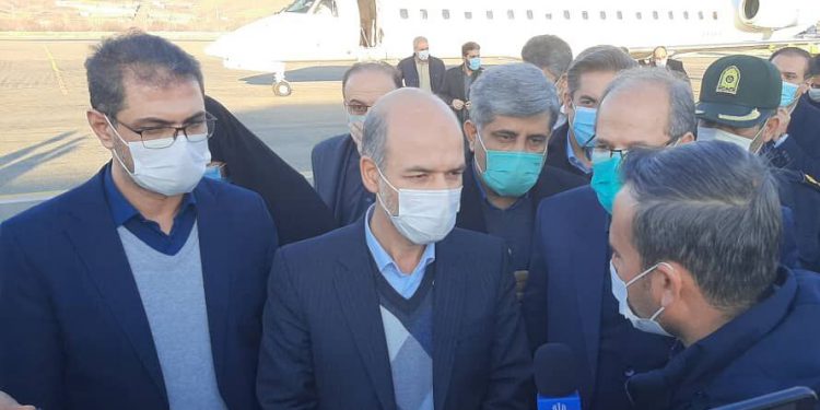 وزیر نیرو وارد کردستان شد