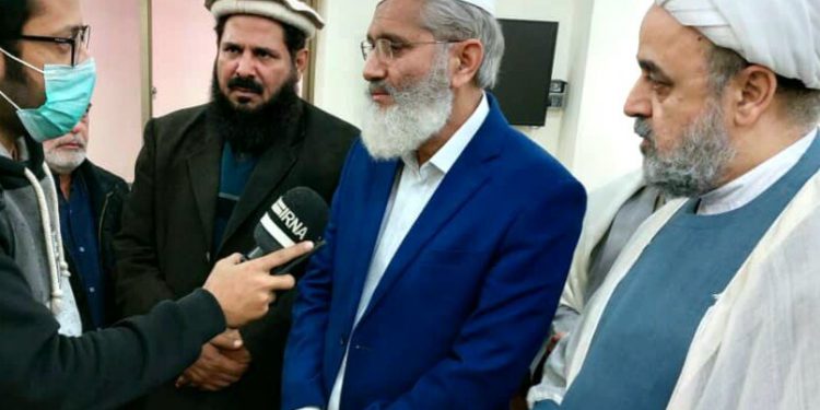 رهبر جماعت اسلامی پاکستان: خون سردار سلیمانی مایه عزتمندی اسلام است