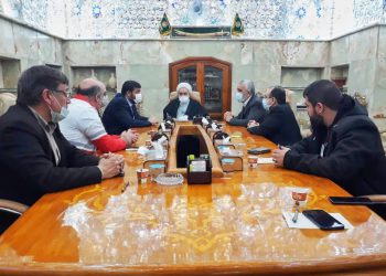 در دیدار معزی و کولیوند با تولیت عتبات علوی و حسینی تاکید شد: توسعه همکاری‌ ایران و عراق برای خدمت شایسته به زائران حسینی