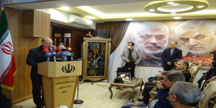 سرکنسول جمهوری اسلامی ایران در اربیل: شهید سلیمانی توانست جبهه قدرتمند مقاومت متشکل از همه قومیتها، مذاهب و ادیان را در مقابل دشمنان ایجاد نماید