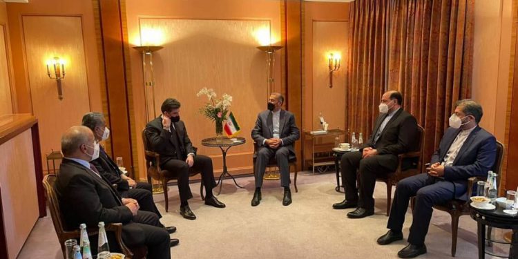 دیدار امیرعبداللهیان با رئیس اقلیم کردستان عراق