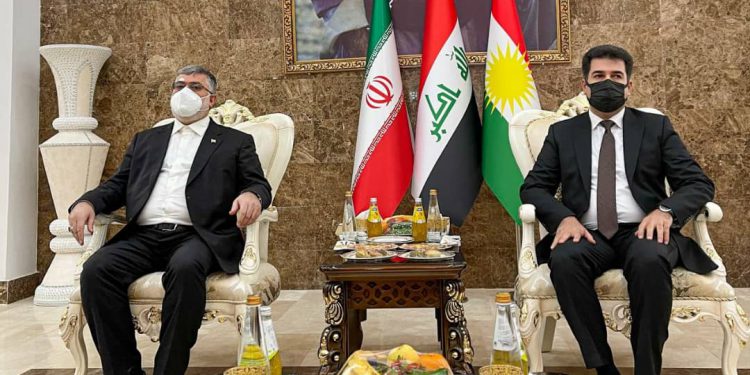 سفر استاندار آذربایجان غربی بە اقلیم کردستان + تصاویر