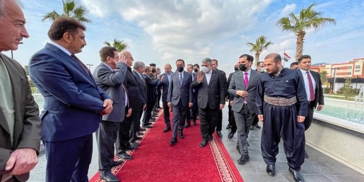 سفر استاندار آذربایجان ‌غربی بە اقلیم کردستان + تصاویر