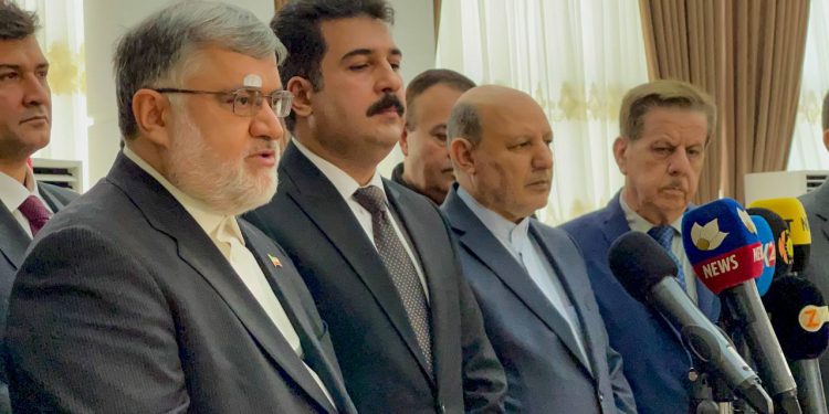 سفر استاندار آذربایجان غربی بە اقلیم کردستان + تصاویر