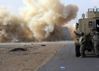 ۳ کاروان پشتیبانی نظامیان آمریکا در عراق هدف قرار گرفت