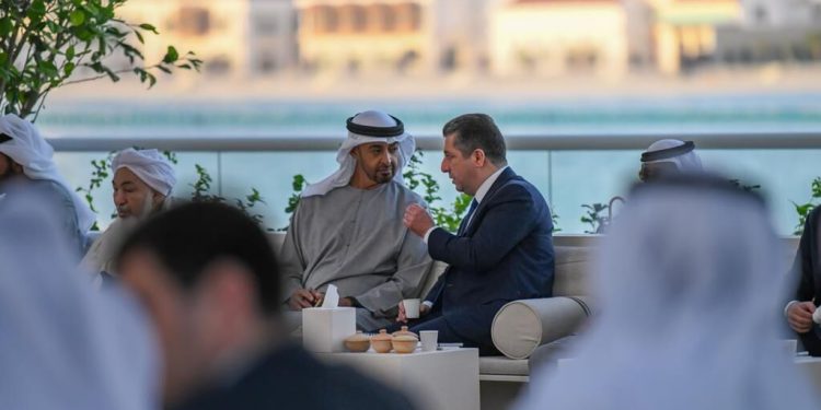 سفر نخست وزیر اقلیم کردستان به امارات
