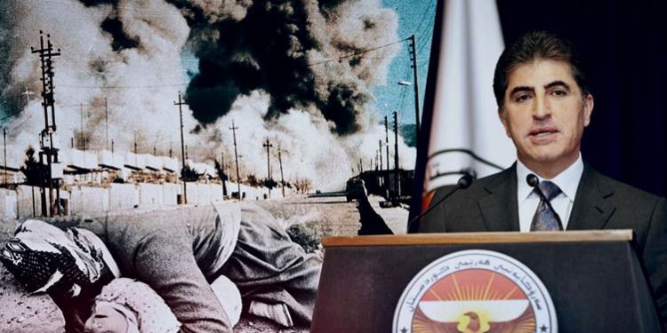 «نیچروان بارزانی»:فاجعه شیمیایی حلبچه؛ نمادی برای مظلومیت ملتی باقی خواهد ماند که جرمش تنها زندگی است