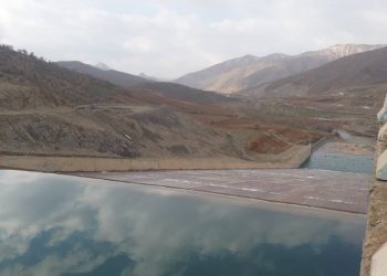 سد گاران مریوان سرریز کرد