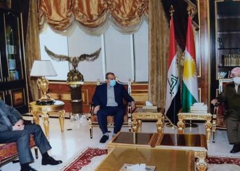 دیدار هیئت عالی رتبە ایرانی با مقامات اقلیم کردستان و حزب دمکرات