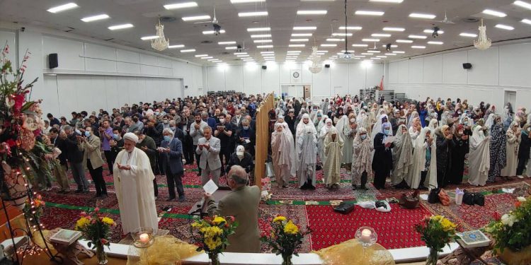 برگزاری نماز عید سعید فطر در آمریکا