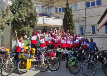 حرکت تور دوچرخه سواری صلح از کردستان به مقصد تهران