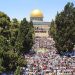 ۵۰ هزار فلسطینی نماز جمعه را در مسجدالاقصی برپا داشتند