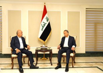 بهترین گزینهِ حل بحران عراق از نگاه برهم صالح و الکاظمی