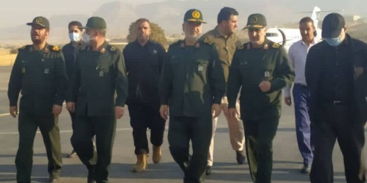 بازدید میدانی فرمانده سپاه از پایانه مرزی مهران