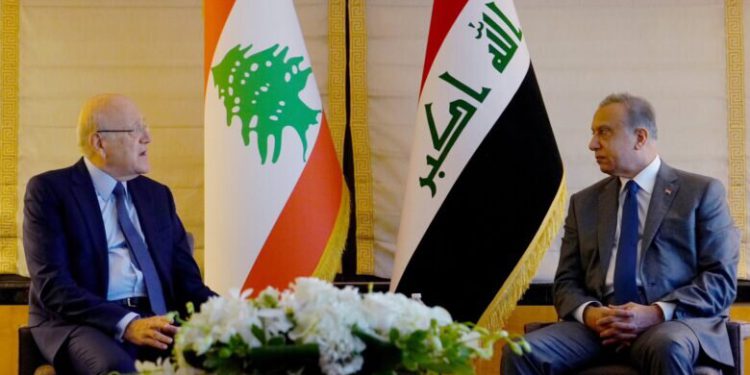 تأکید الکاظمی و میقاتی بر گفتوگو برای حل بحرانهای منطقه