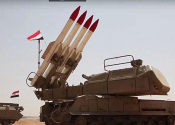 مقابله پدافند سوریه با حمله اسراییل