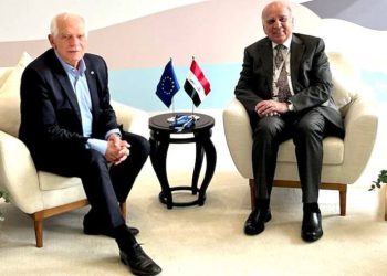 دیدار فواد حسین و بورل درباره تحولات عراق و منطقه