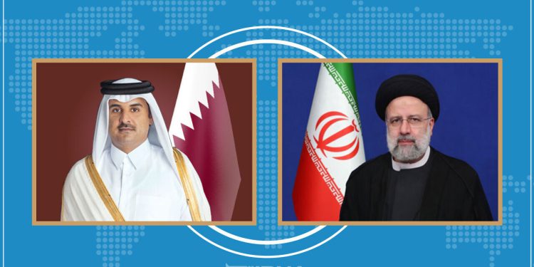 تقویت روابط دوجانبه محور رایزنی رئیس جمهوری ایران و امیر قطر